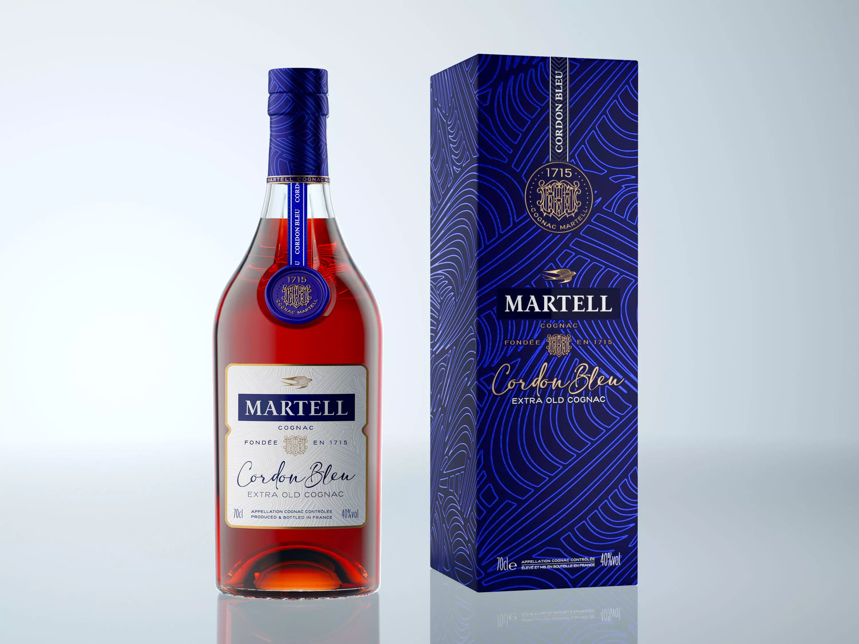 Cognac MARTELL « CORDON BLEU » 40°