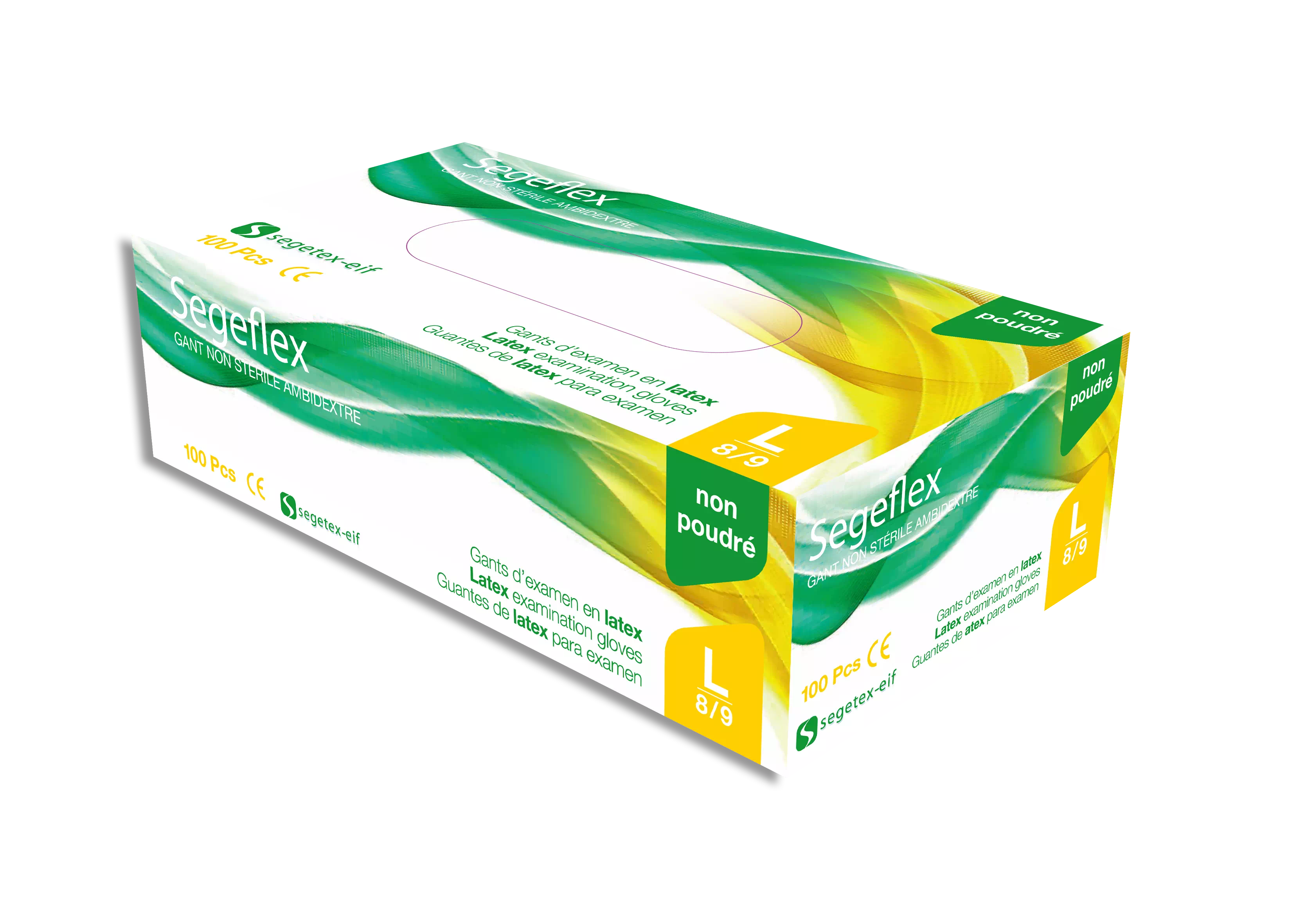 BTE 100 GANTS EXAMINEX NON POUDRE GRAND