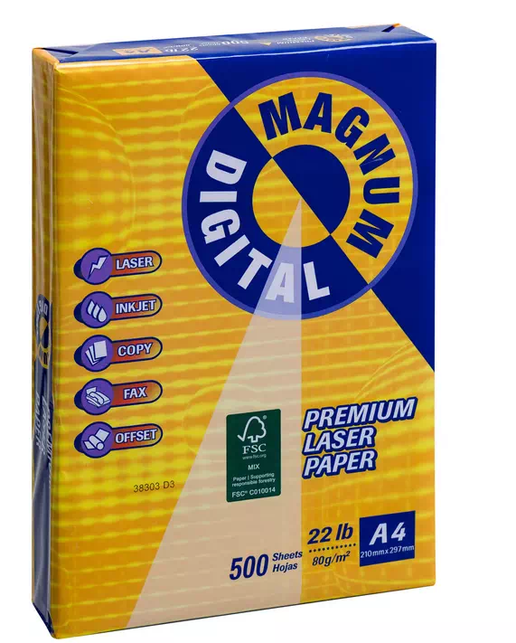 Papier A4 blanc 80 g Magnum - Ramette de 500 feuilles