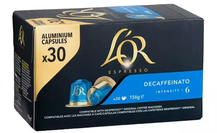 Capsules de café L’Or Espresso Decaffeinato - Boîte de 30