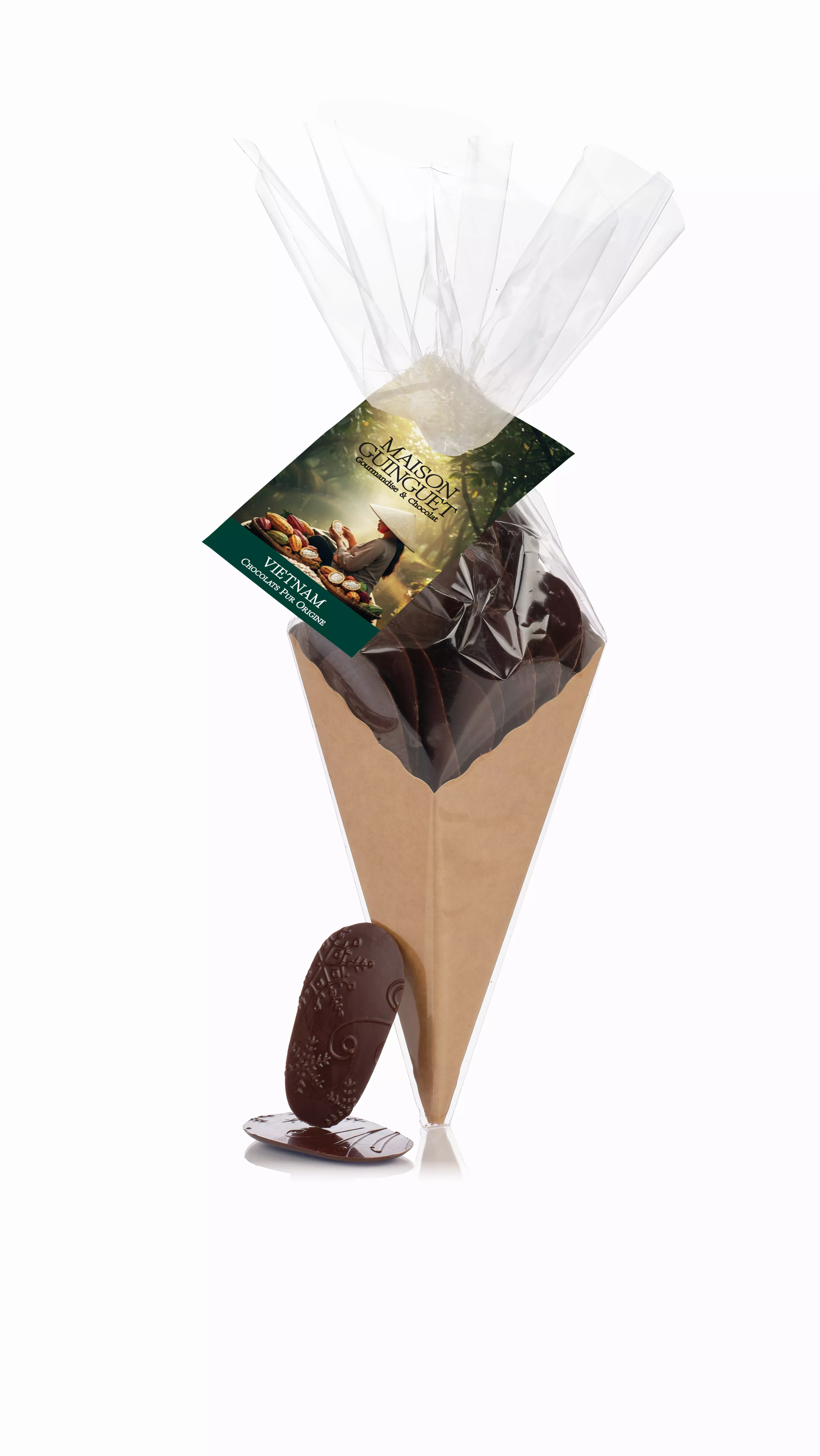 Chocolat Origine Vietnam - Cornet 100 Gr