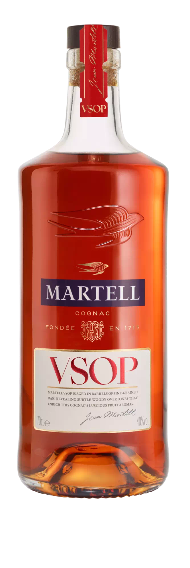 COGNAC MARTELL VSOP - 40° <br>1 bouteille 70 cl sans étui