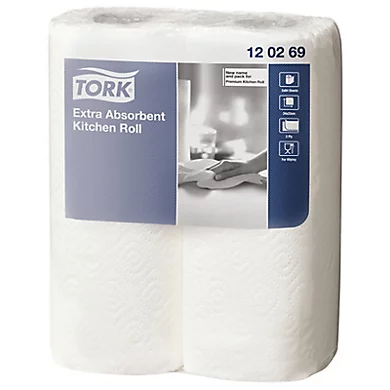 Essuie-tout Tork® Kitchen Roll WS GAUFRE format de 23 x 24 cm