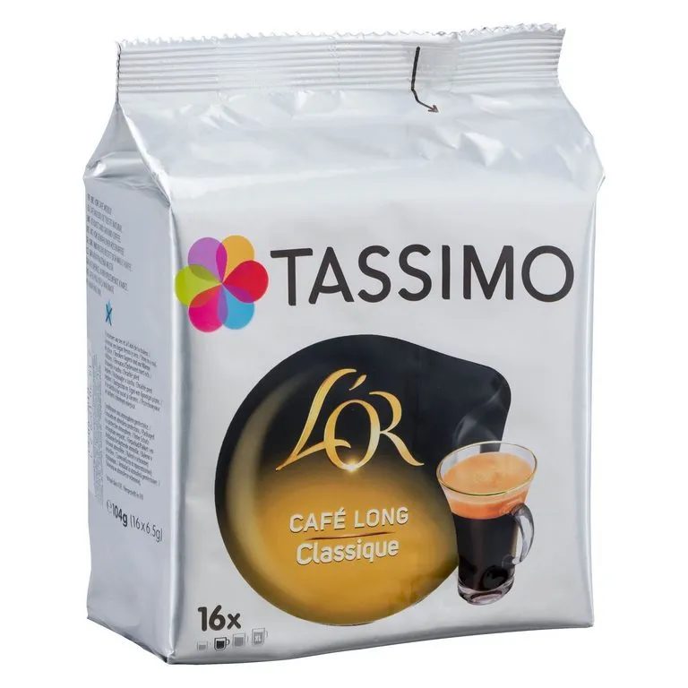Capsules de café Tassimo L Or Long Classique - Paquet de 16