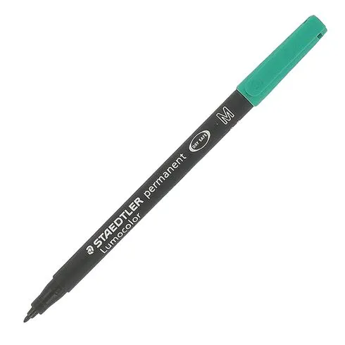 Stylo feutre Staedtler Lumocolor permanent pointe 1 mm - écriture moyenne vert