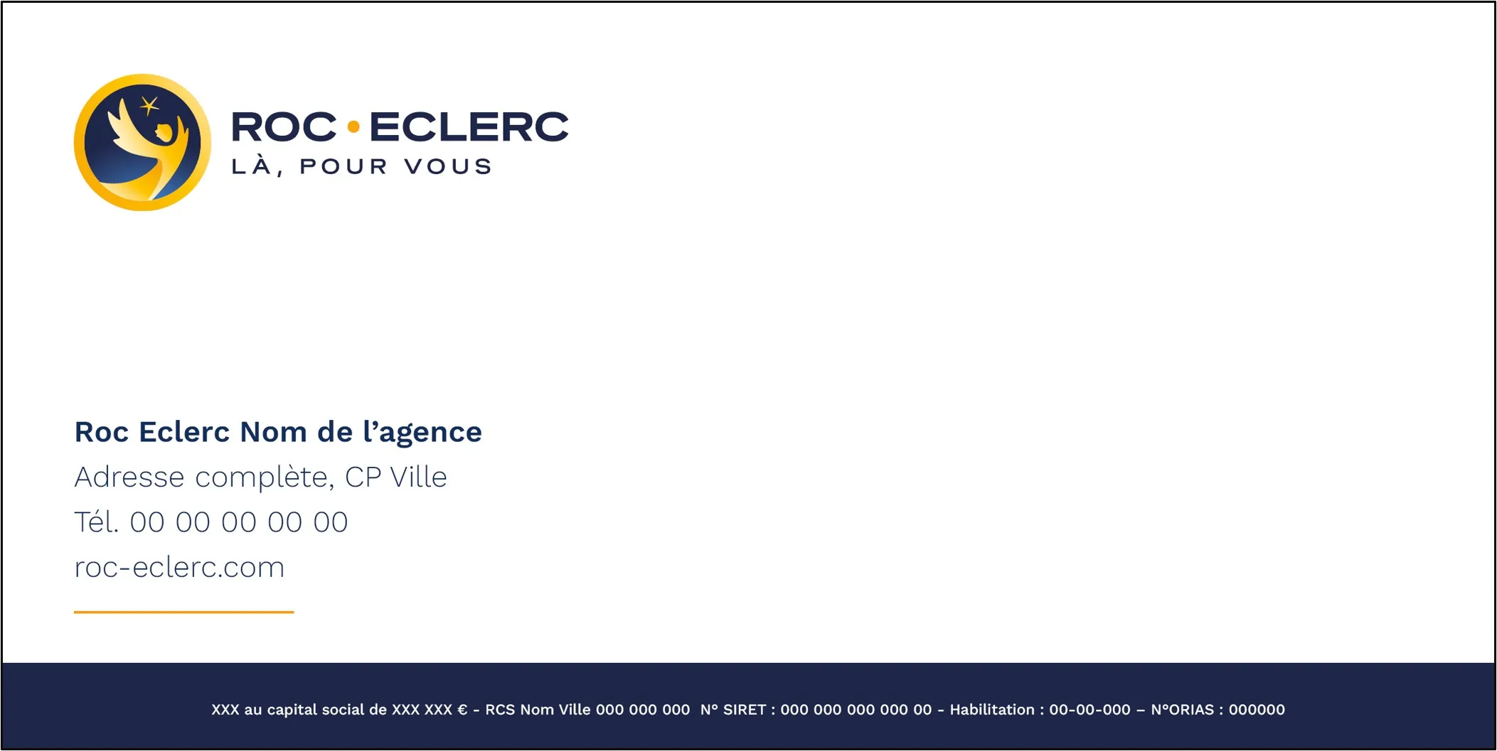 La carte de correspondance à personnaliser