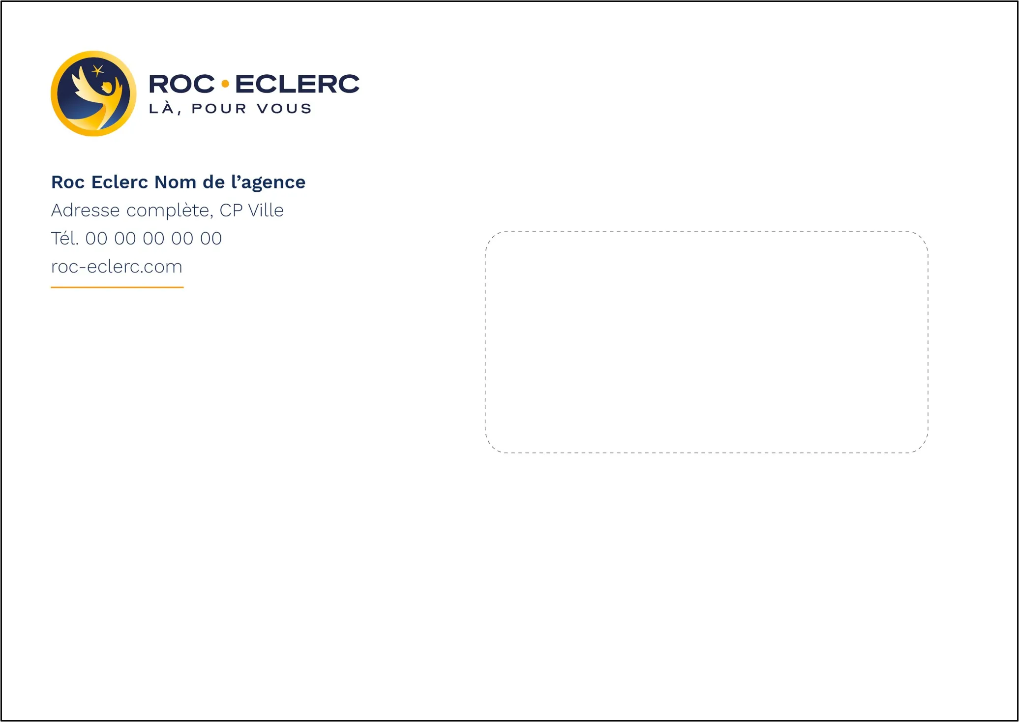 L enveloppe 229x162 avec fenêtre à personnaliser