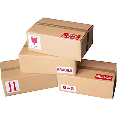 Étiquette de signalisation - TRÈS FRAGILE 142 x 63 mm
